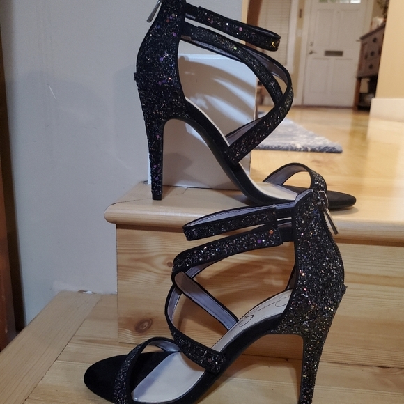 Jessica Simpson Women's Sparkle Heeled Sandals 👡 - Picture 7 of 13